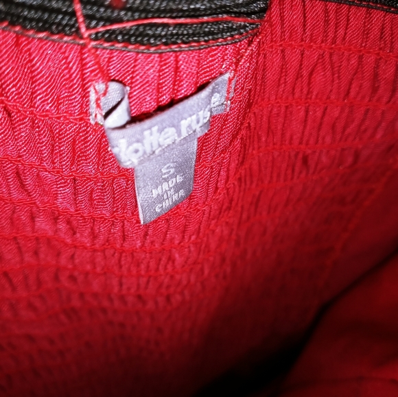 Satin & Leather Bustier - Worn once- Perfect Condition!! FINAL DROP! - Picture 6 of 8